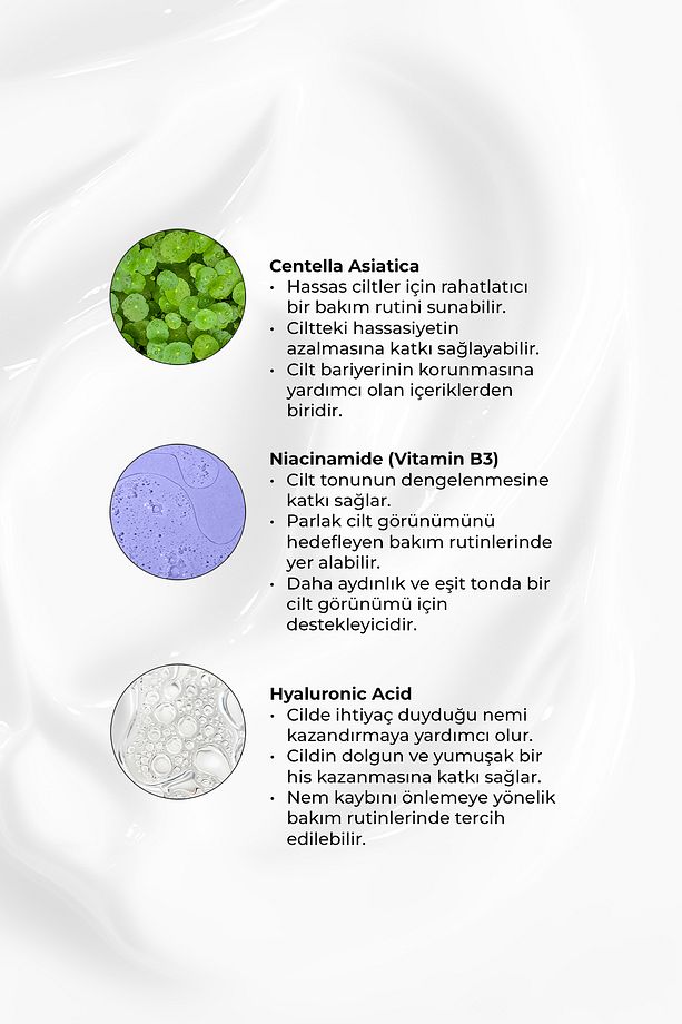 Yatıştırıcı Onarıcı Yüksek Korumalı Centella Soothing Sun Serum Spf 50+ Pa++++ 50ml Güneş Kremi - 3