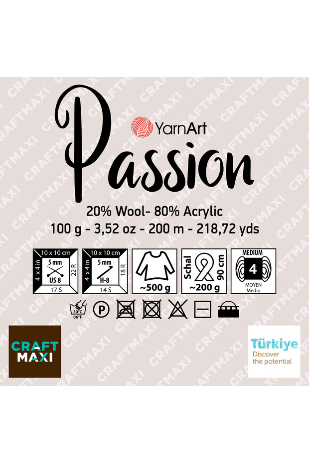 Passıon - Ебрулі Ручна пряжа Ебрулі-1240 - 2