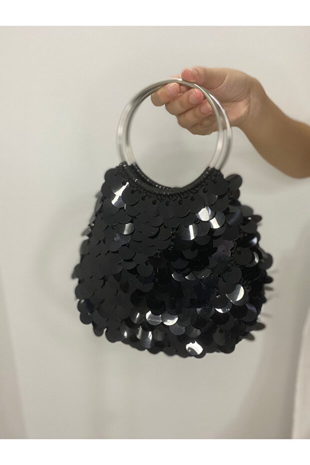 Pullu abiye çanta - 3