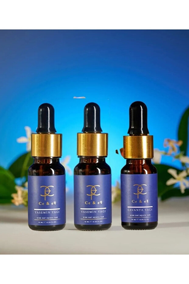Natural Jasmine Oil (2X10Ml) with Natural Lavender Oil Gift (1X10Ml)