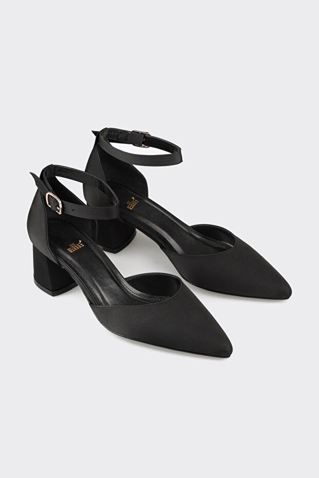 Schwarze Damenschuhe mit Absatz - 2