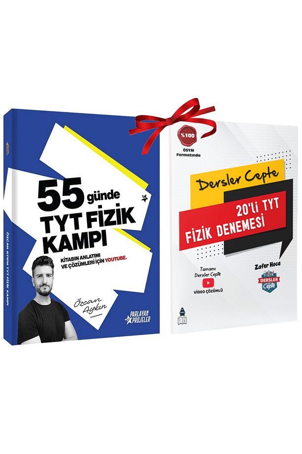 Özcan Aykın 2026 55 Günde Tyt Fizik Kamp Video Ders Takip Kitabı Dersler Cepte 20li Tyt Fizik Deneme - 1