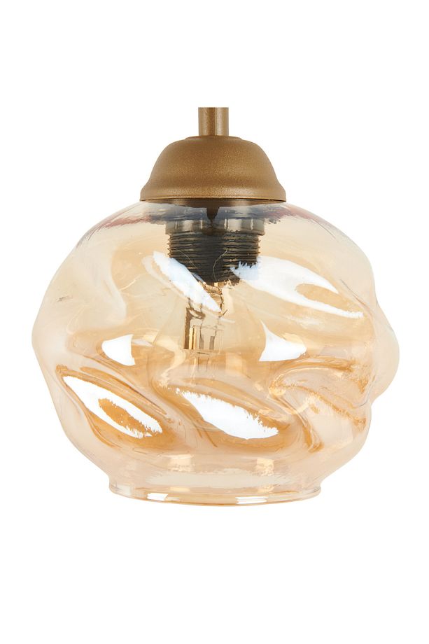 Lighting Arrakis Tekli Modern Sarkıt Avize - Eskitme / Bal - 4
