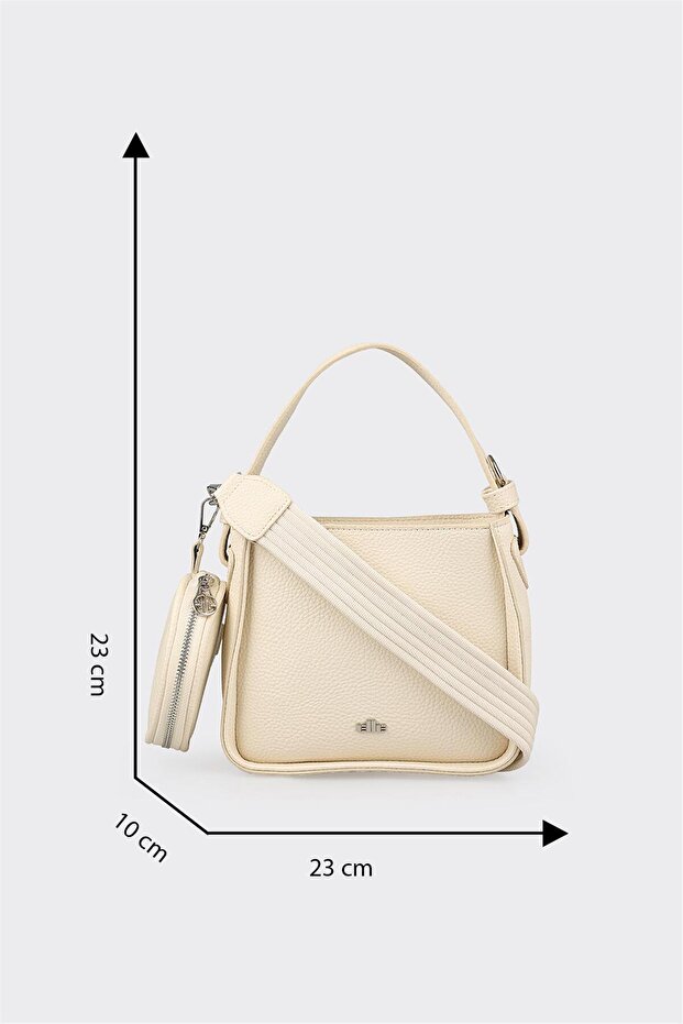 Bej Kadın El Çantası - 6