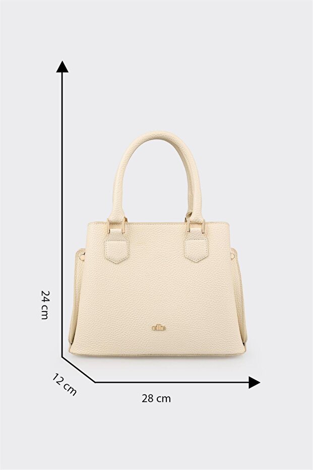 Bej Kadın El Çantası - 5