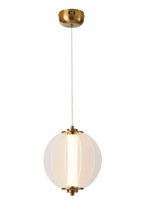 Penny 18 Watt 3000K Yuvarlak Bakır Tekli Led Sarkıt Avize - 4