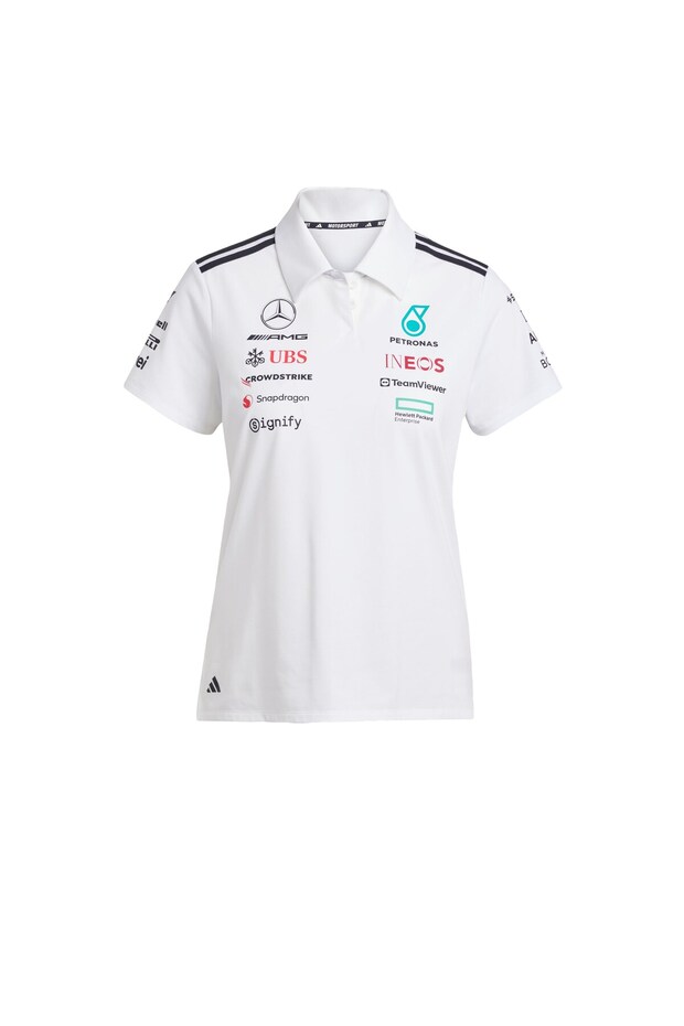Mercedes - AMG Petronas Formula One Team White Polo Shirt - 8