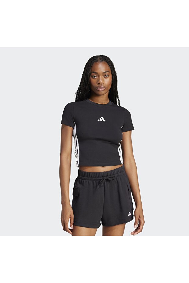 Essentials 3-stripes Slim Baby Tee - 6