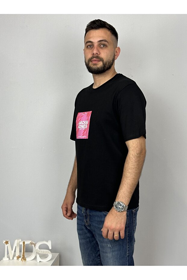 Erkek Logo Baskılı Tişört - 2