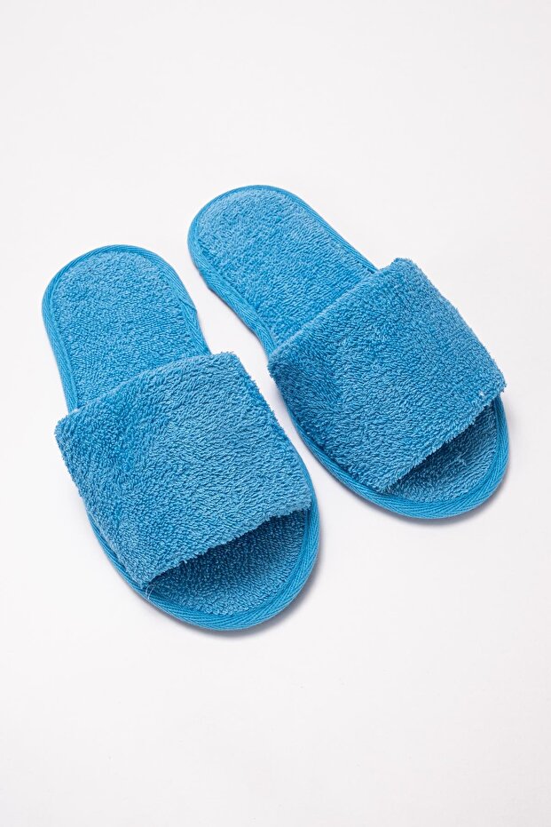 Cottonverse Bathroom and House Slippers – 100% Cotton Towel Non-Slip Thin Sole, High Water Absorbency