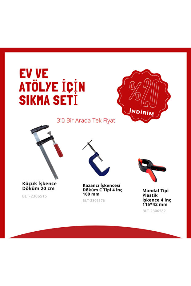 Ev ve Atölye İçin Sıkma Seti 1