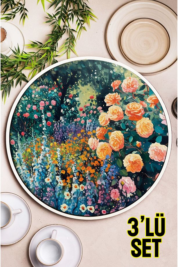 Ahşap Mdf Kahve Sunum Tepsisi - 1