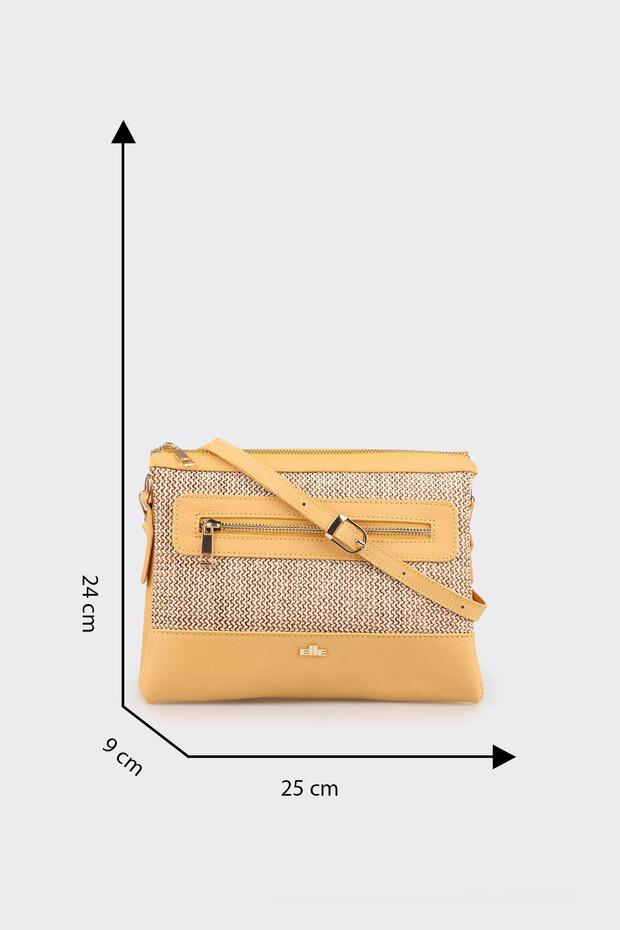 Sarı Kadın Çapraz Çanta - 6