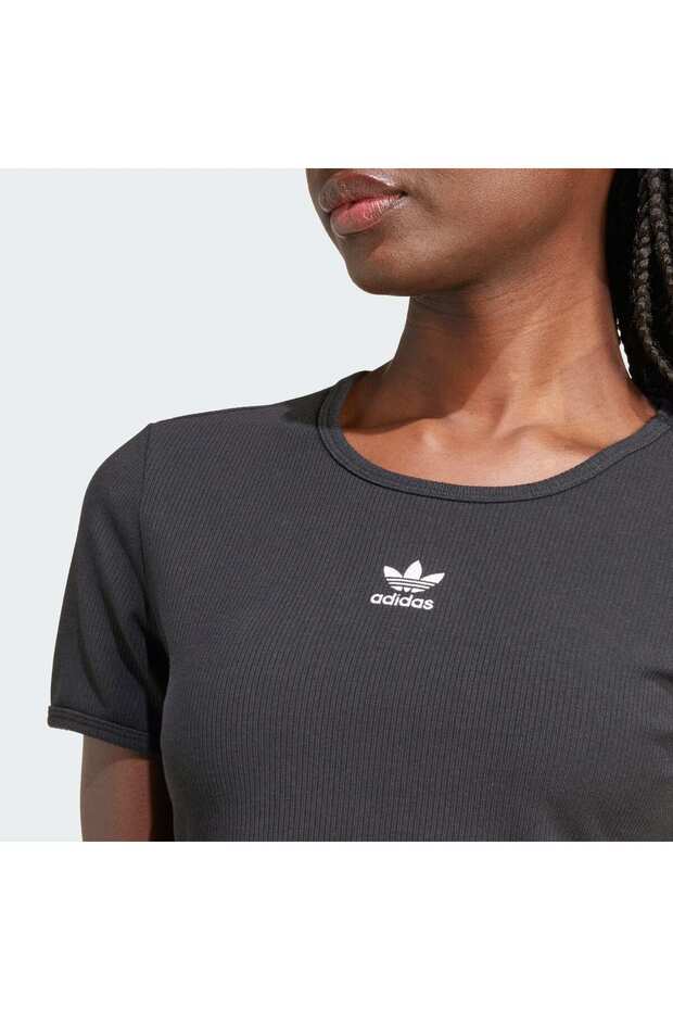 Essentials Ribbed Tişört - 5