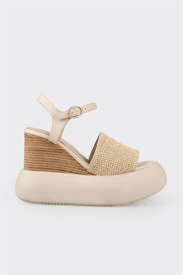 Natural Women's Wedge Heel Sandals