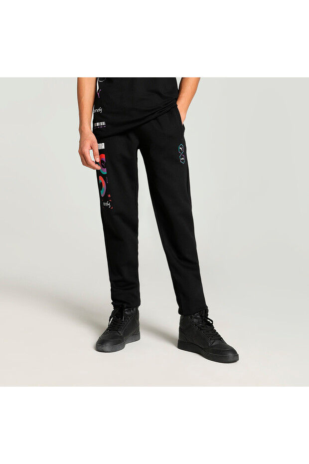 بنطلون رجالي x one8 Core Elevated - أسود - 1