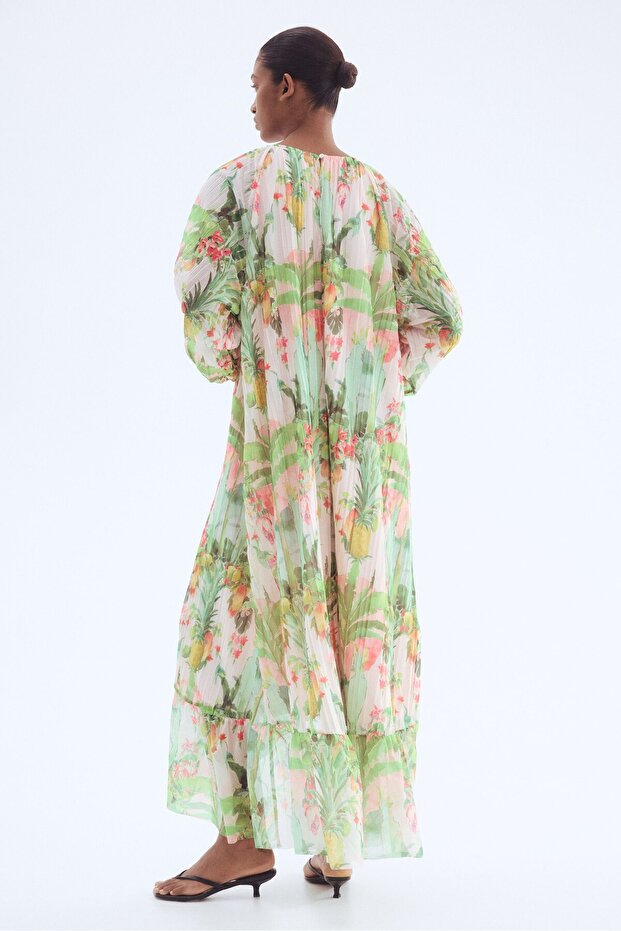 Pilili Maksi Elbise - 5