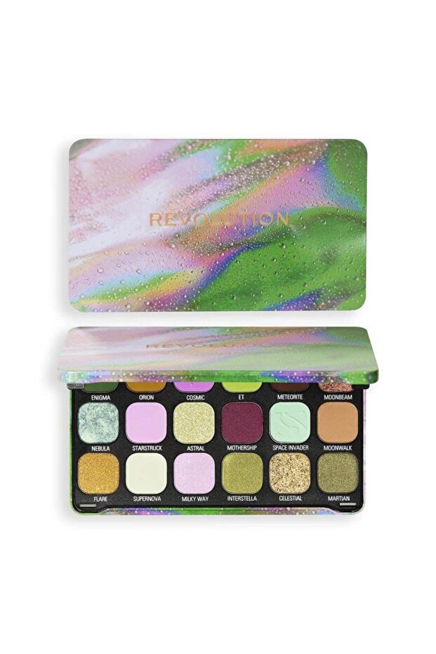 Revolutıon Forever Flawless Eyeshadow Palette Nova Green