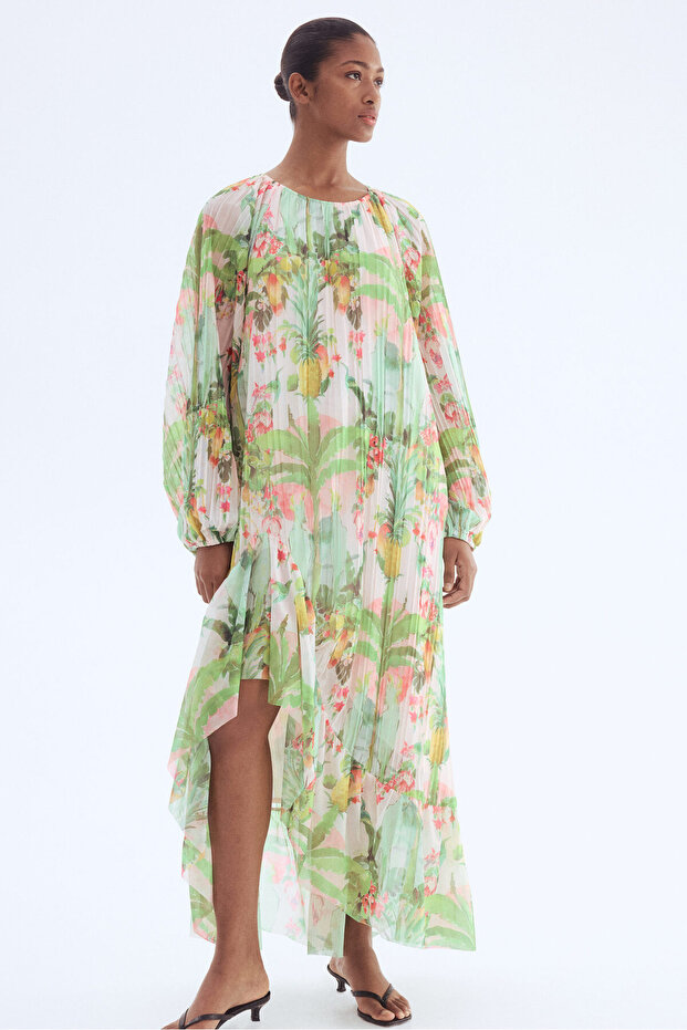 Pilili Maksi Elbise - 3