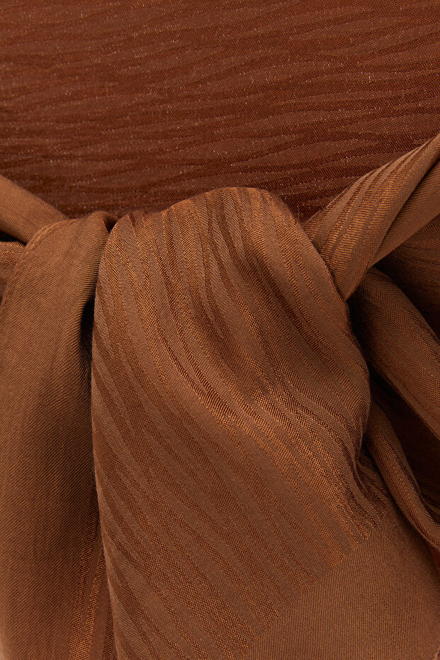 Zebra Desenli Lyocell Şal - 2