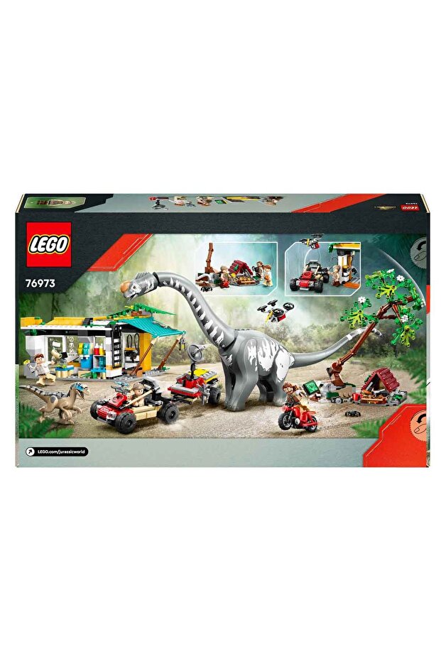® Jurassic World Raptor ve Titanosaurus Takip Görevi 76973 - 7+ Oyuncak Yapım Seti (582 Parça) - 4