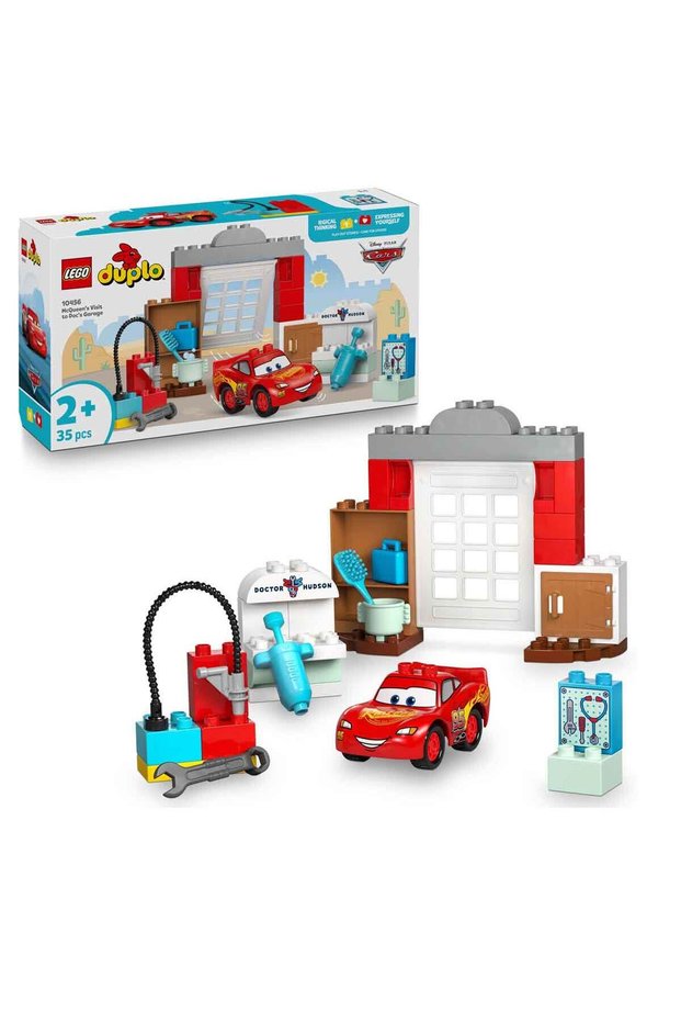 Duplo Disney and Pixar Cars Mcqueen's Visit to Doc's Garage 10456 - 2 Years and up