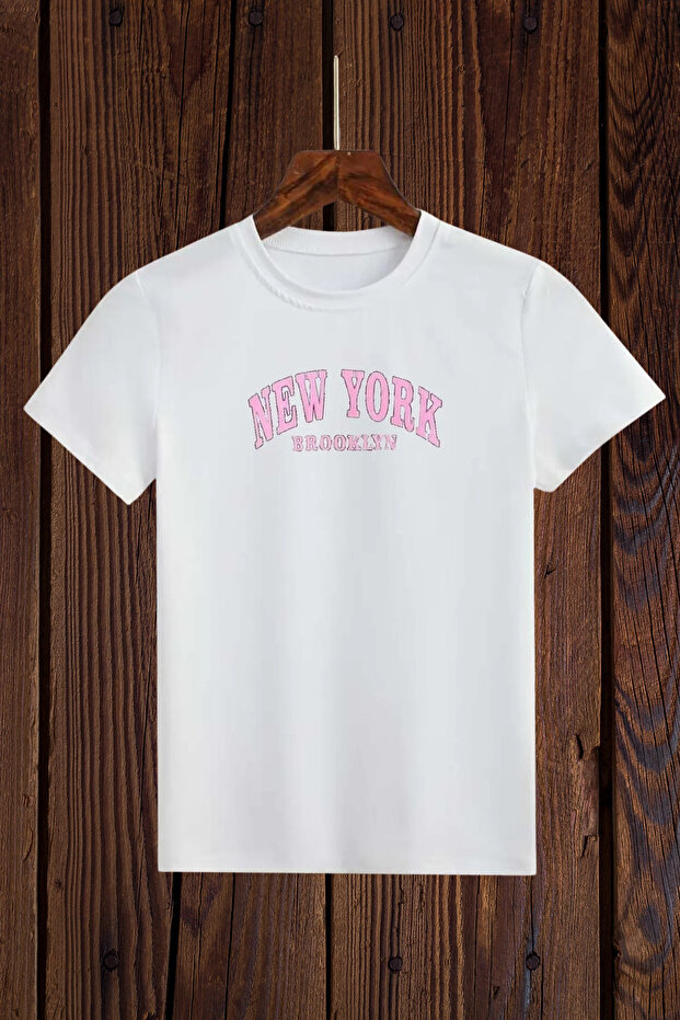 New York Printed Girl's T-shirt