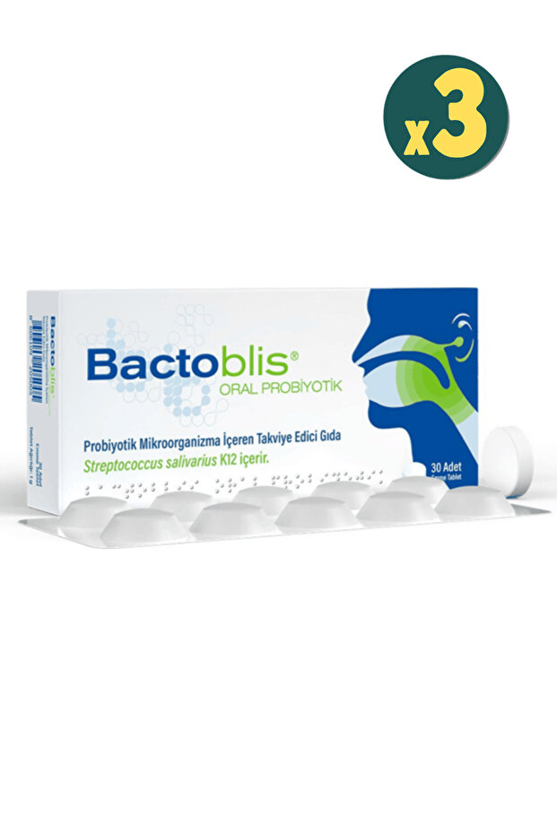 Bactoblis Probiyotik 30 Tablet 3 Adet - 1
