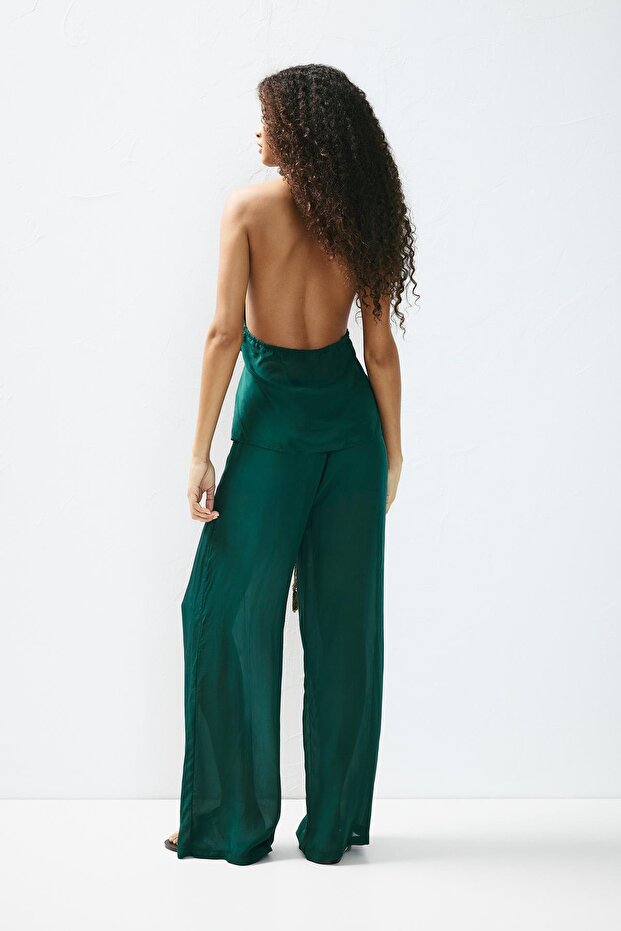 Boncuklu jogger pantolon - 4