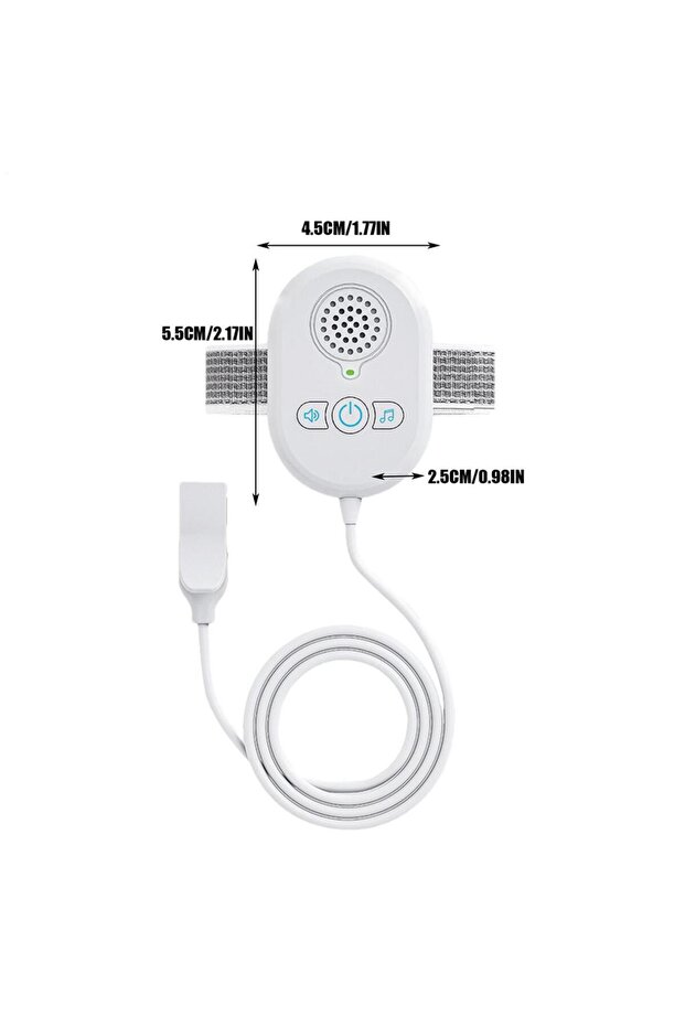 White New Bedwetting Sensor Potty Training For Children With Loud Sound Strong Vibration Children Pe