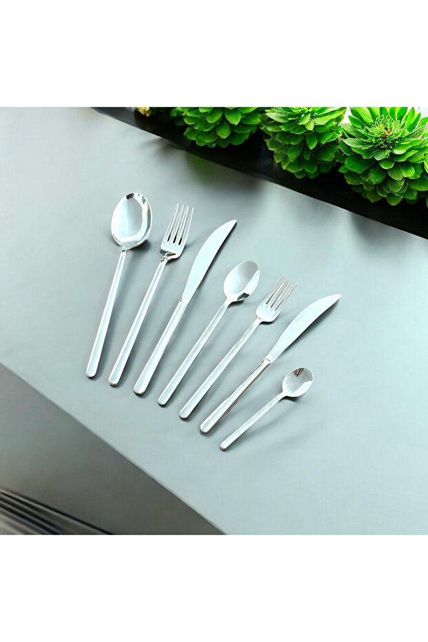 Crystal 42 Piece Fork Spoon Knife Set