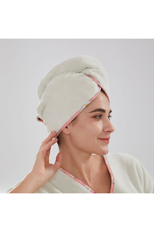 غطاء شعر انيق فستقي ريفي