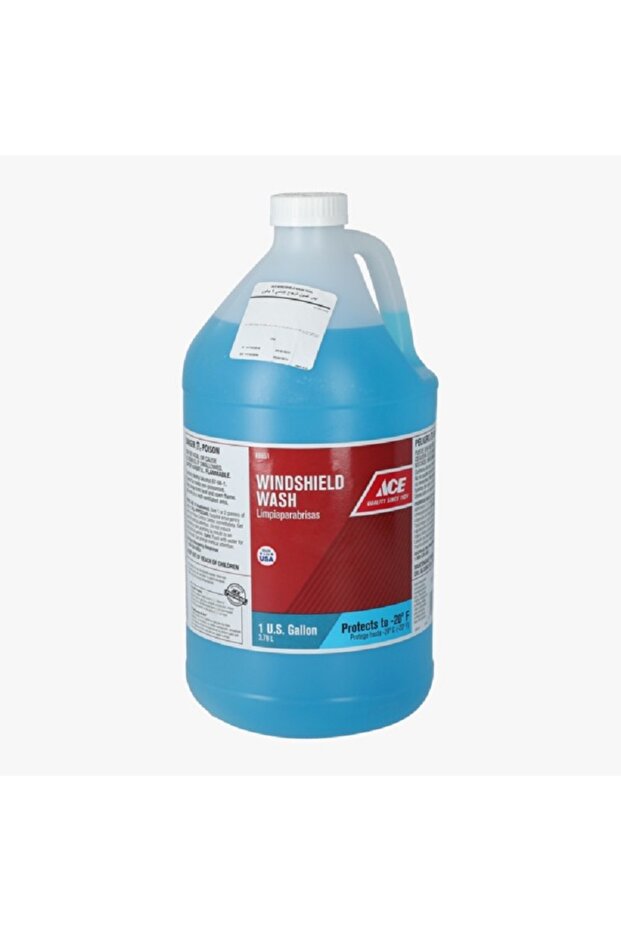 غسيل الزجاج الأمامي باللون الأزرق - 1