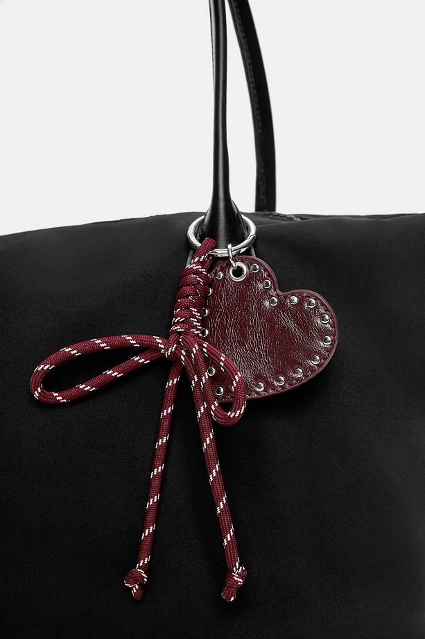 Süslemeli naylon shopper çanta - 4