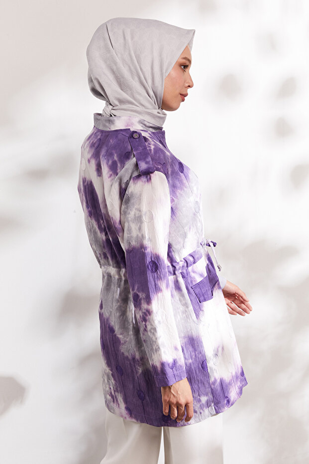 İç Tunikli Ebruli Kap - 5