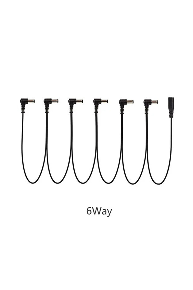 كابل Miwayer Daisy Chain 9V 1A بمقبس الاتحاد الأوروبي من 1 إلى 2 3 5 6 8 10 طرق ملحق دواسة تأثير الجيتار 9 فولت تيار مستمر A