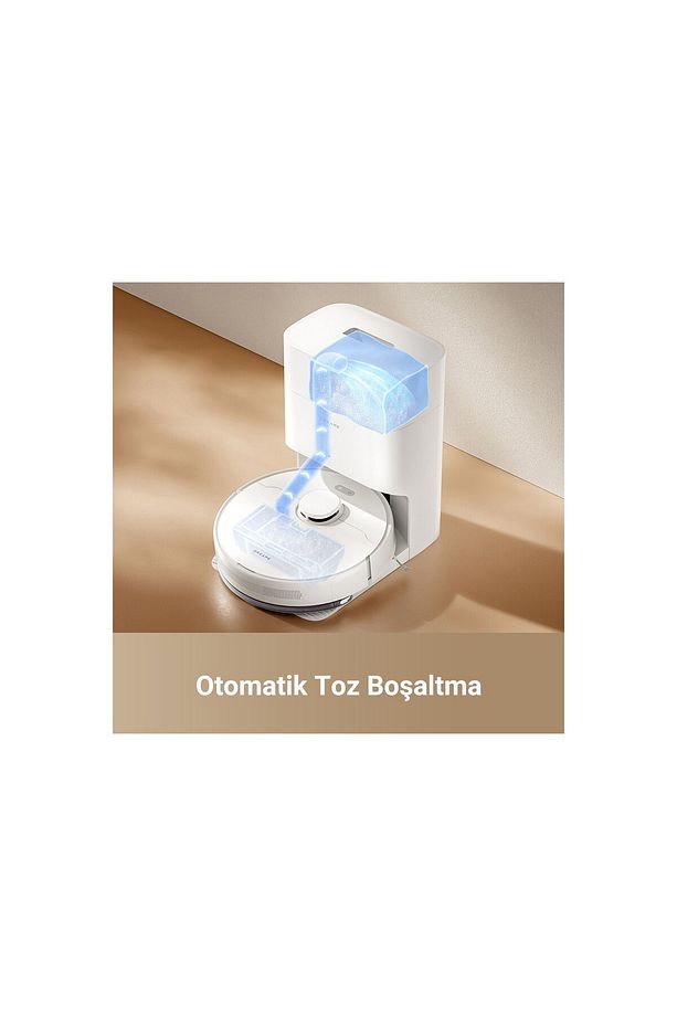 D10 Plus Gen 2 Robot Süpürge Beyaz, 6.000Pa Emiş Gücü - 5