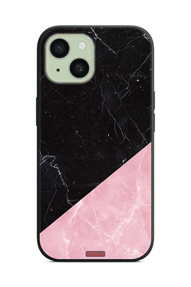 غطاء حماية لجهاز Apple iPhone 15 بنمط رخامي - 2