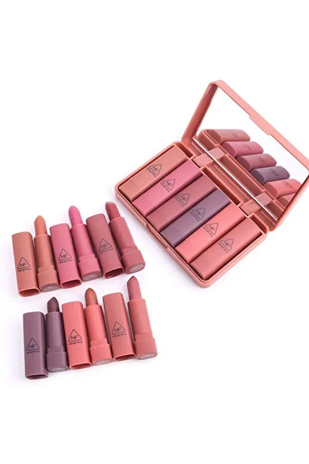 Hengfang 6 Piece Assorted Mini Lipstick Set