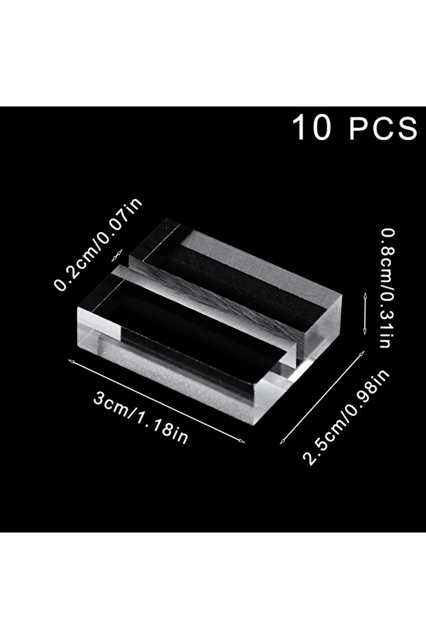 A01 10Pcs Acrylic Stands Place Card Holders Table Number Stands Card Display For Table Wedding Photo