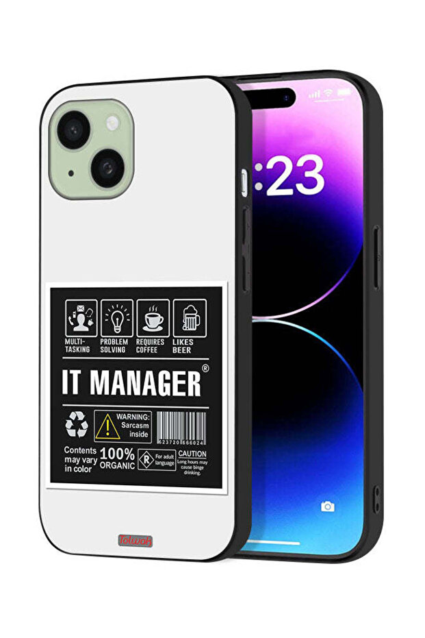 Apple iPhone 15 Protective Case Cover It Manager Sticker