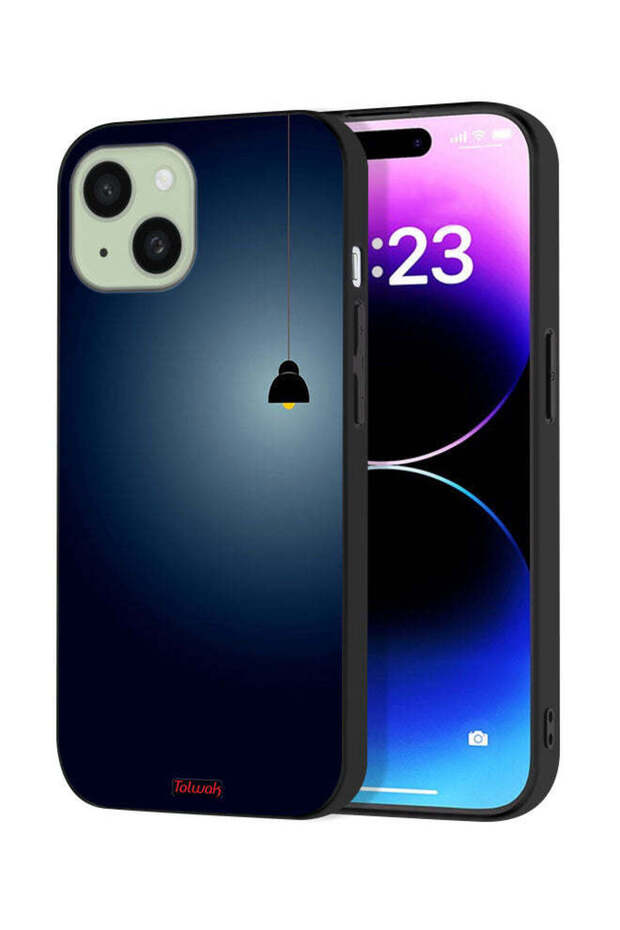 Apple iPhone 15 Protective Case Cover Hanging Light Art
