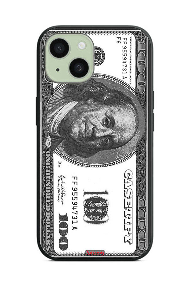 غطاء حماية لجهاز Apple iPhone 15 Plus بنقشة الدولار - 2