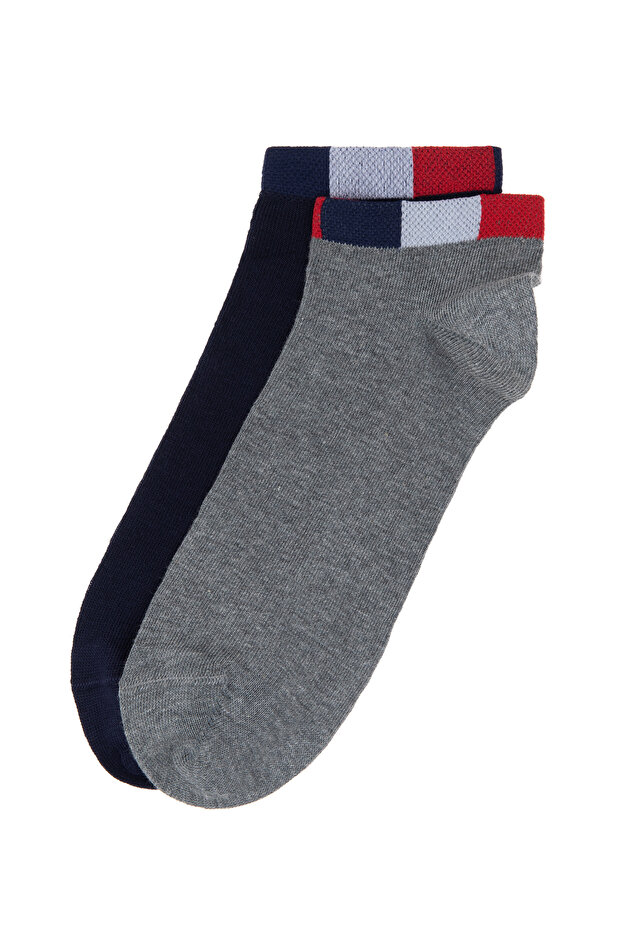 Men's 2-Piece Booties Socks 50304241-Vr086