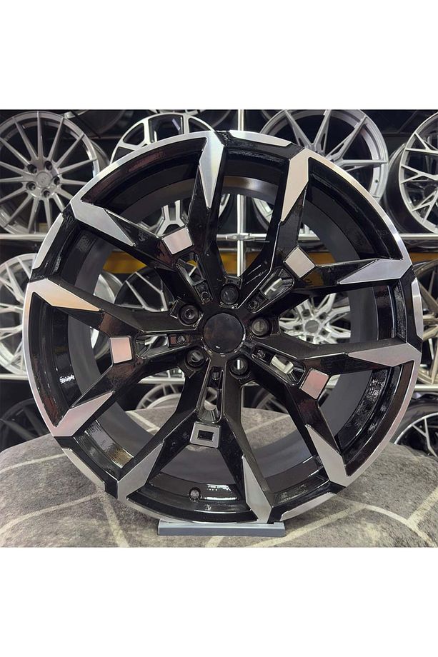 19 İnç 5x120 Bmw F10 F30 Style-995 Msport Siyah Elmas Kesim Jant Modeli (4 Adet) Uyumlu - 1