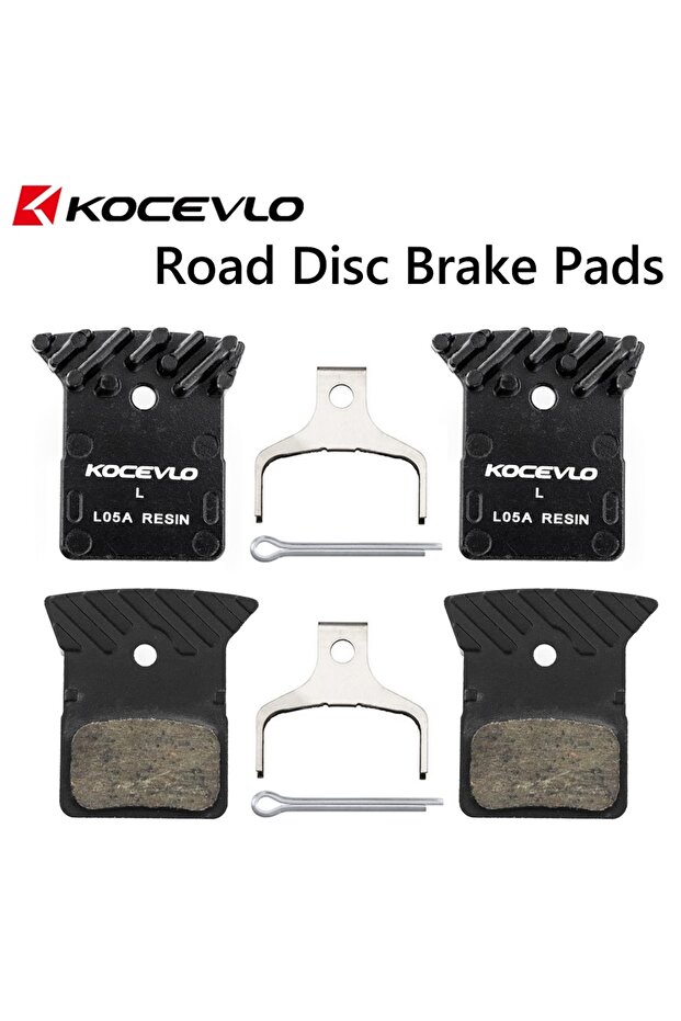 L05A 2 Pair 2 Pair Kocevlo L05A Resin ICE Brake Pad for SHIMANO Road Disc Brake Caliper up L03A/L02A