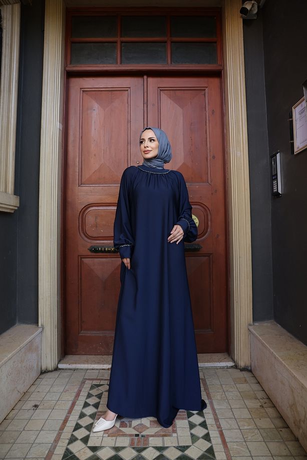 Vuslat Abaya Elbise - 7
