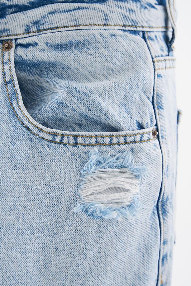 Erkek Ethnical Patterned Jean LIGHT BLUE - 4