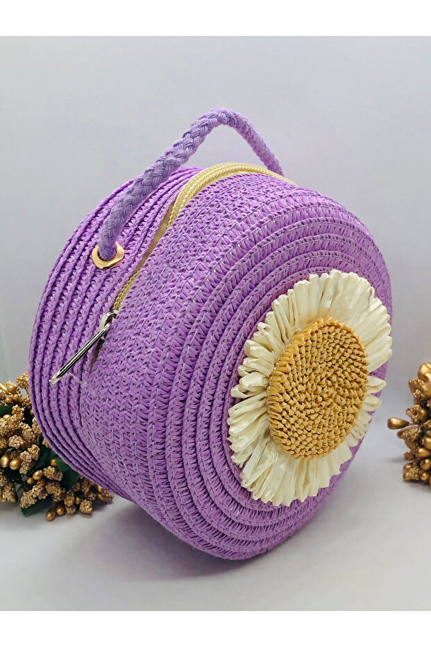 Hasır Örme Çanta - 3