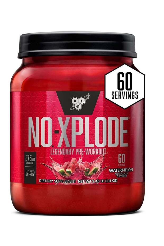 N.O.-XPLODE Pre Workout Powder Watermelon, 60 Servings